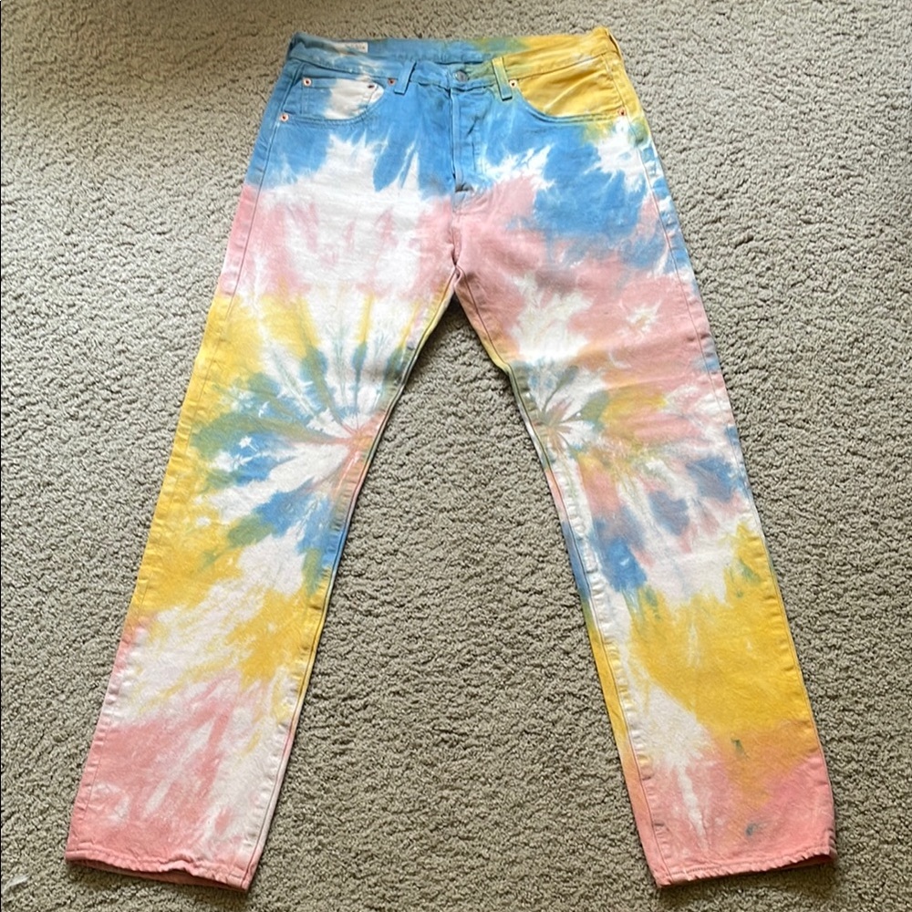 Levis Premium Colorful Tie-Dye Jeans